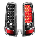 DNA MOTORING TL-GMCDE00-LED-RD3D-BK-CL Tail Light Assembly Lights, 00-06 GMC - Brand New