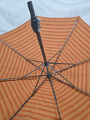 CALIFORNIA UMBRELLA 9' ROUND ALUMINUM RIBS SWC COVER/SUNBRELLA/PARKWAY PAPRIKA - Like New