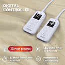 SUNBEAM ROYAL ULTRA FLEECE HEATED BLANKET KING SIZE 90" X 100" - PEBBLE - Brand New