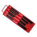 MICHEALPRO MICHAELPRO 80-PC SOCKET ORGANIZER TRAY HEAVY DUTY RACK - RED/BLACK - Like New