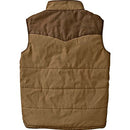 6643 Legendary Whitetails Men's Longhorn Ranchers Vest Brown Nutmeg L - Brand New
