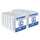 Samsill Economy 2" 3 Ring Binder Clear View Cover - 12 Pack & 4 Pack - Brand New