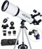 HEXEUM Telescope 80mm Aperture 600mm Astronomical Portable - Scratch & Dent