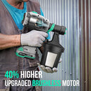 Litheli 20V Brushless Cordless Paint Sprayer, 200W High HVLP E1-BRUSHLESS - Gray - Like New