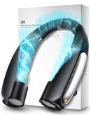 RAREKOAS PORTABLE NECK FAN HANDS-FREE 6 SPEEDS 6000 MAH BATTERY RECHARGEABLE - Like New