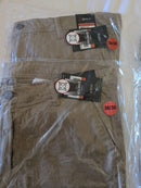 GALAXY BY HARVIC PANTS MEN'S 4 WAY STRETCH CASUAL - SIZE: 36X30 - KHAKI - Brand New