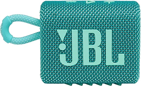 JBL Go 3: Portable Speaker with Bluetooth Builtin Battery JBLGO3TEALAM - Teal New