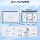 ASTEKID DIGITAL CALENDAR 15.6" WALL PLANNER CHORE CHART X200-WHITE - Like New