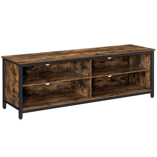 VASAGLE TV STAND 4 CUBBY TV CABINET UP TO 65" TV TABLE UNIT - Scratch & Dent