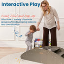 ECR4Kids Rocking Boat and Steps, Play Center, Gray Wash - Like New