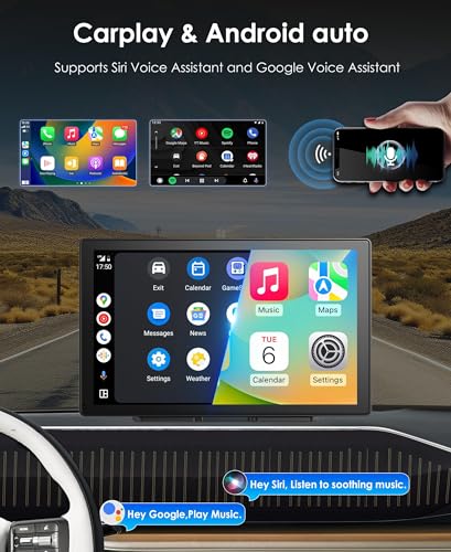 KOODUX 9" CARPLAY SCREEN CAR STEREO WITH WIRELESS CARPLAY - Scratch & Dent