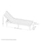 Sunnydaze 5-Position Outdoor Adjustable Chaise Lounge Chair - Set of 2 - Black - Like New