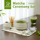 Soeos Matcha Whisk Set, 7 Pcs Ceramic Matcha Kit, Include - Scratch & Dent