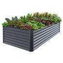 SAVANA GARDEN BED BOX PLANTER, 24" EXTRA TALL, METAL, - Scratch & Dent