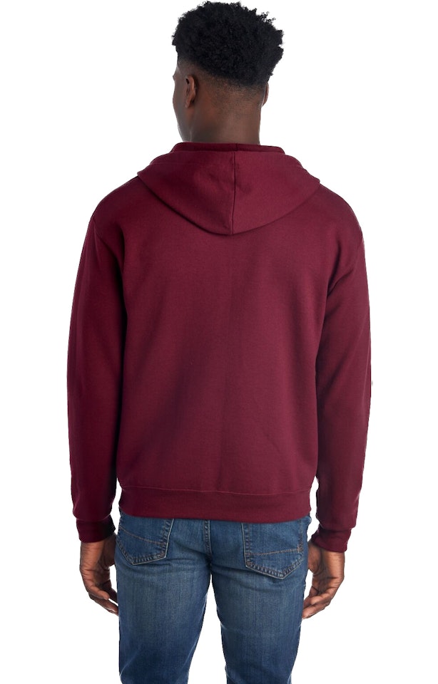 GENERIC NORTH POLE AND MORE, UNISEX FLEECE FULL-ZIP HOODIE - SIZE: 3XL - MAROON - Brand New