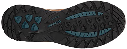 1424692 COLUMBIA WOMEN NEWTON RIDGE PLUS HIKING SHOE ELK/BLUE SIZE 11M - Like New