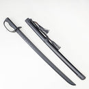 XUAN LU TANG POLYPROPYLENE CAVALRY SABER LONG SWORD SCABBARD FJD0046 - BLACK - Brand New