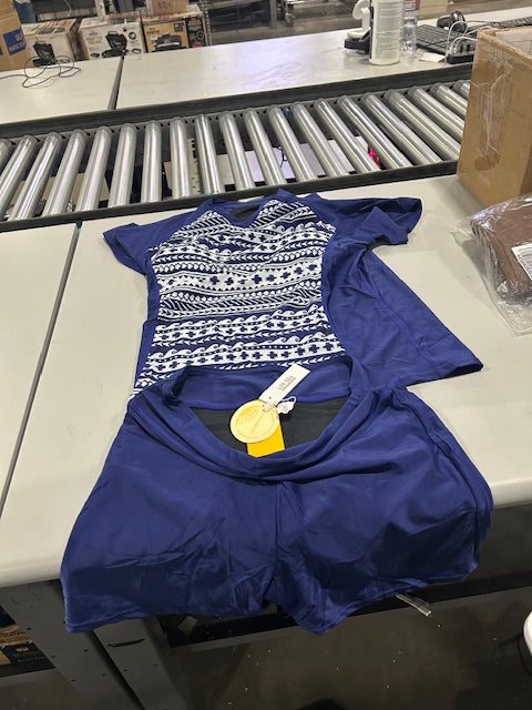 TOURNESOL WOMEN'S 2 PIECE SWIMWEAR - SIZE: WOMEN M - PURPLE - Like New