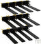 ISOKER Floating Shelf Bracket, 12 Pack Shelf Brackets, Hidden Shelf Bracket - Like New