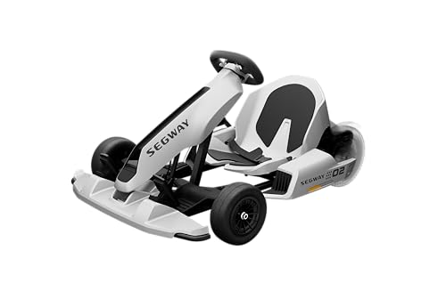 NINEBOT SEGWAY GOKART KIT2 IMMERSIVE ELECTRIC GO-KART RACING WHITE - Like New