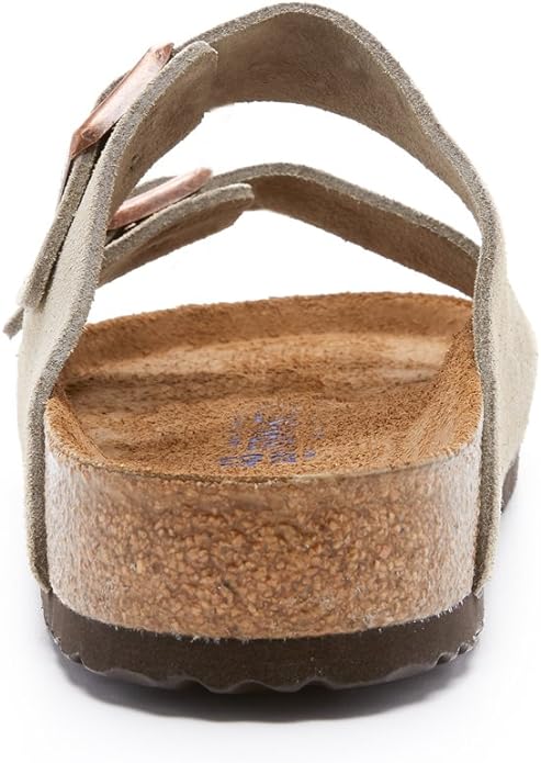 BIRKENSTOCK ARIZONA SOFT FOOTBED UNISEX SANDALS - SIZE: MEN 8 WOMEN 10 - TAUPE - Brand New