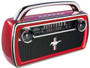 ION Mustang Stereo ISP95 Wireless Bluetooth Speaker AM/FM Radio Portable - RED Like New