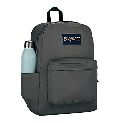 JANSPORT SUPERBREAK BACKPACK - DURABLE, LIGHTWEIGHT PREMIUM BACKPACK - GREY - Like New