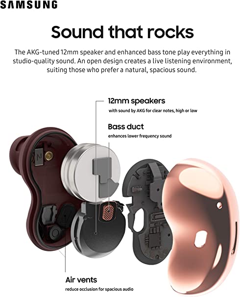 Samsung Galaxy True Wireless Bluetooth Earbud SM-R180NZKAXAR Mystic Black - Brand New