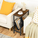 HOOBRO Narrow End Table Small Spaces Slim Nightstand BF41BZ01G1 -Brown/Black - Like New