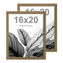 FrameWorks 16”x20” Wooden Poster Frame, Glossy - 2 Pack - Brand New