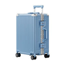 ANYZIP CARRY ON LUGGAGE PC+ABS ALUMINUM FRAME HARD SHELL TSA LOCK 20 HAZE BLUE - Brand New