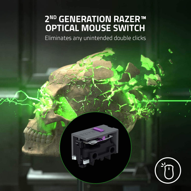 Razer DeathAdder V2 Pro Wireless Optical Gaming Mouse RZ01-03350100-R3U1 - Black Like New