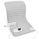 Deepsoon Heating Electric Heating Pad, 24x12 Inch, TK-HP2412N - Light Gray - Like New