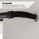 Yafa Home Fashion Heavy Duty Single Rod Hardware Included (2 pcs) B09Z51HPLG - Brand New