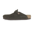R660461 Birkenstock Boston Clog Soft Footbed - Suede Mocha Suede Men 11 - Like New
