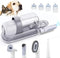 LMVVC Pet Grooming Kit, Dog Grooming Clippers, 2.3L Vacuum Suction - WHITE/GREY Like New