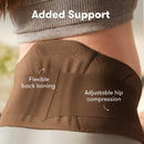 FRIDA MOM DUAL-SUPPORT BELLY BAND - SIZE: WOMEN L/XL - COCOA - Like New