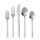 FORTESSA ASHTON 18/10 STAINLESS STEEL FLATWARE 5 PIECE ANTIQUED - SILVER - Like New