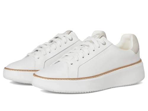 W24775 COLE HAAN WOMEN'S GRANDPRO TOPSPIN SNEAKERS WHITE/DOVE SIZE 8 - Like New