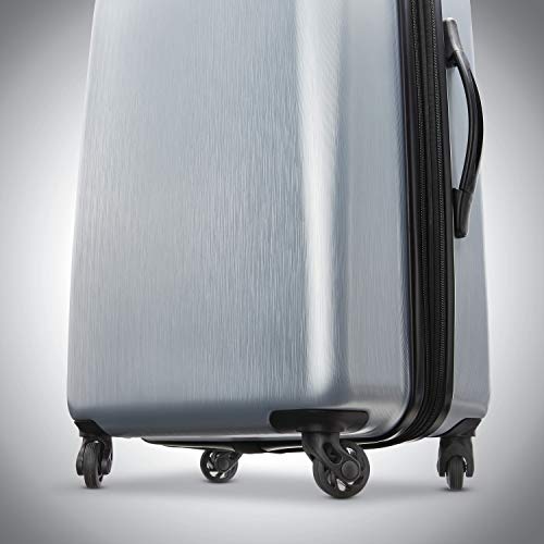 AMERICAN TOURISTER MOONLIGHT HARDSIDE EXPANDABLE CARRY-ON 21-INCH - SILVER - Like New