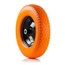 AFT PRO USA Wheelbarrow Wheels 16" Flat-Free Air Tire Foamed Poly (Orange) - Brand New