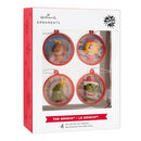HALLMARK DR. SEUSS'S HOW THE GRINCH STOLE CHRISTMAS! SCENES ORNAMENTS, SET OF 4 - Like New