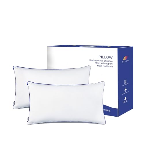 WUUYUEF 12 X 20 Pillow Insert Set of 2 Indoor Throw Pillow Insert - White - Like New