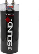SoundBox SCAP5D, 5 Farad Digital Capacitor for Car Audio - 5000 Watts - BLACK - Like New