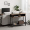 VASAGLE INDUSTRIAL SOFA TABLE, CONSOLE MESH RACK, LNT93X - RUSTIC BROWN - Like New
