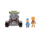 DOG MAN TOYS SQUIRREL TANK PLAYSET WITH DOG MAN AND PETEY - MULTI - Brand New