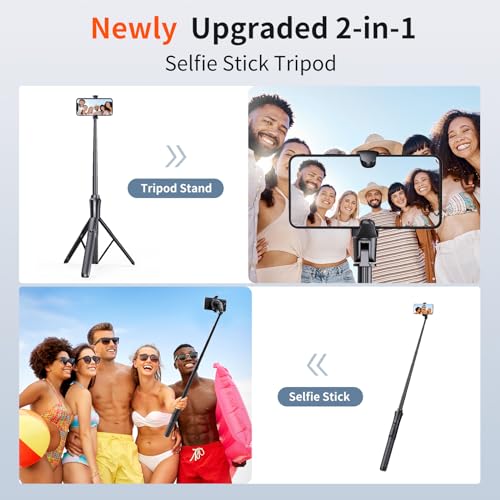 SENSYNE 62'' MAGSTICK SELFIE STICK TRIPOD ALL-IN-ONE PHONE TRIPOD - BLACK Like New