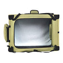 AMAZON BASICS FOLDING PORTABLE SOFT PET DOG CARRIER KENNEL 36 X 24 X 24 - KHAKI - Like New