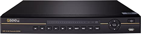 Q-See 16-channel 4K HD IP NVR 4TB Network Surveillance Recorder QC826-4 - Black Like New