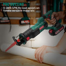 HYCHIKA 18V CORDLESS RECIPROCATING SAW - TOOL ONLY - GREEN - Like New